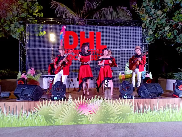 ban nhac flamenco tumbadora bieu dien gala dinner dhl express tai the grand ho tram resort 003
