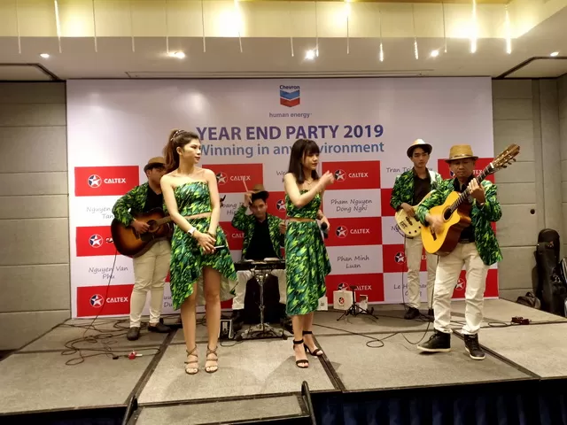 Ban Nhạc Flamenco Tumbadora Year End Party Chevron company 001
