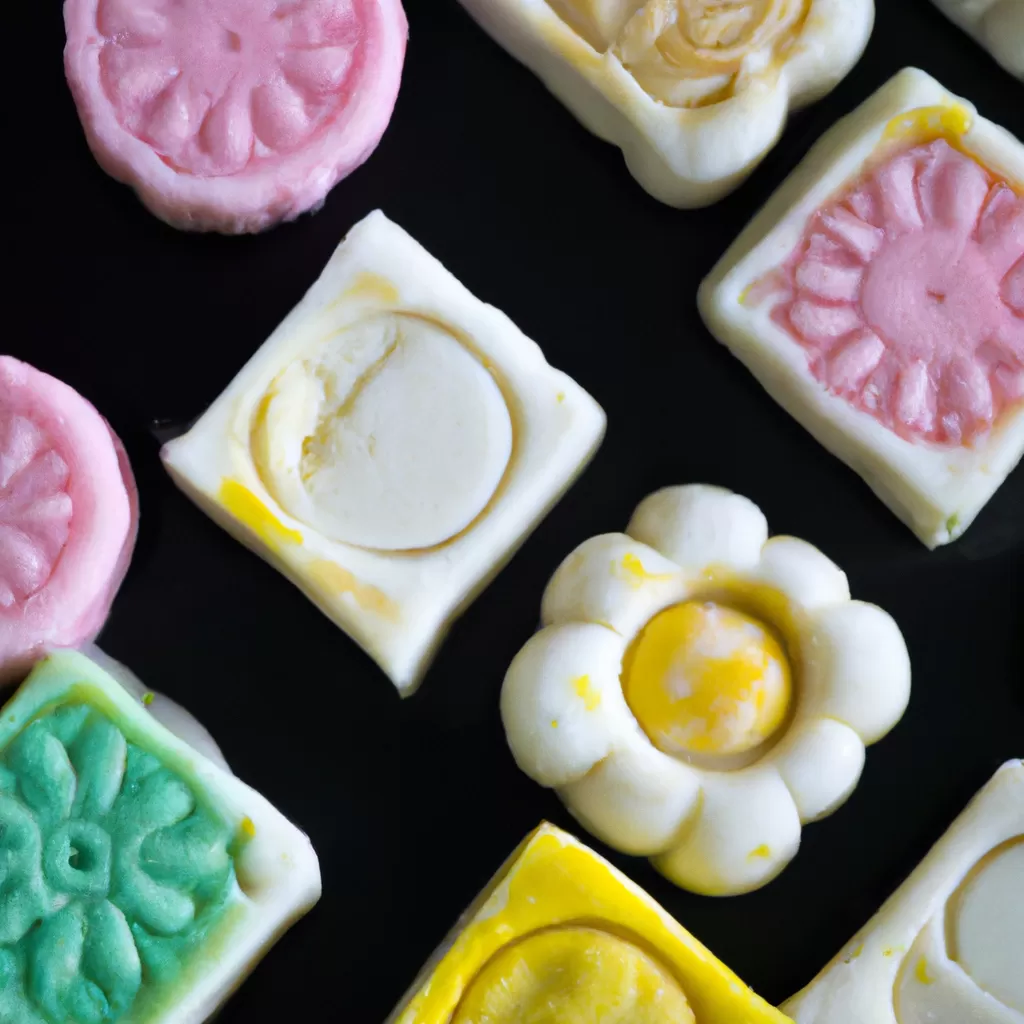 . Making mooncakes without a mould: Simplified steps