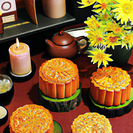 Create a stunning presentation with these mooncake...