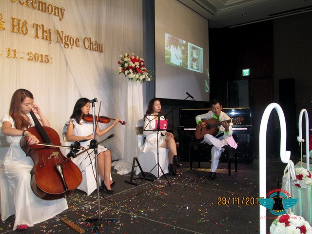 Dịch vụ cho thuê ban nhạc đám cưới tại Tp Sài Gòn chất lượng cao.
