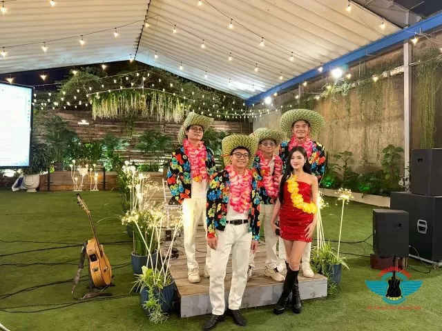 TUMBADORA FLAMENCO BAND BIỂU DIỄN PARTY TẠI HIDDEN MANSION RESORT